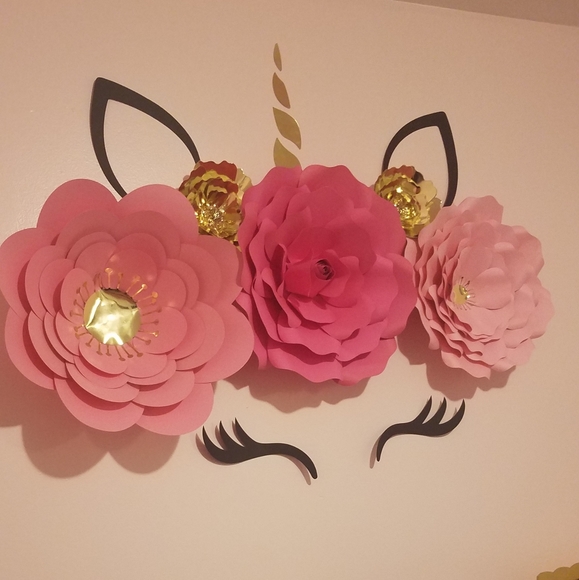 🦄Handmade🦄 100% Cardstock Unicorn Wall decor